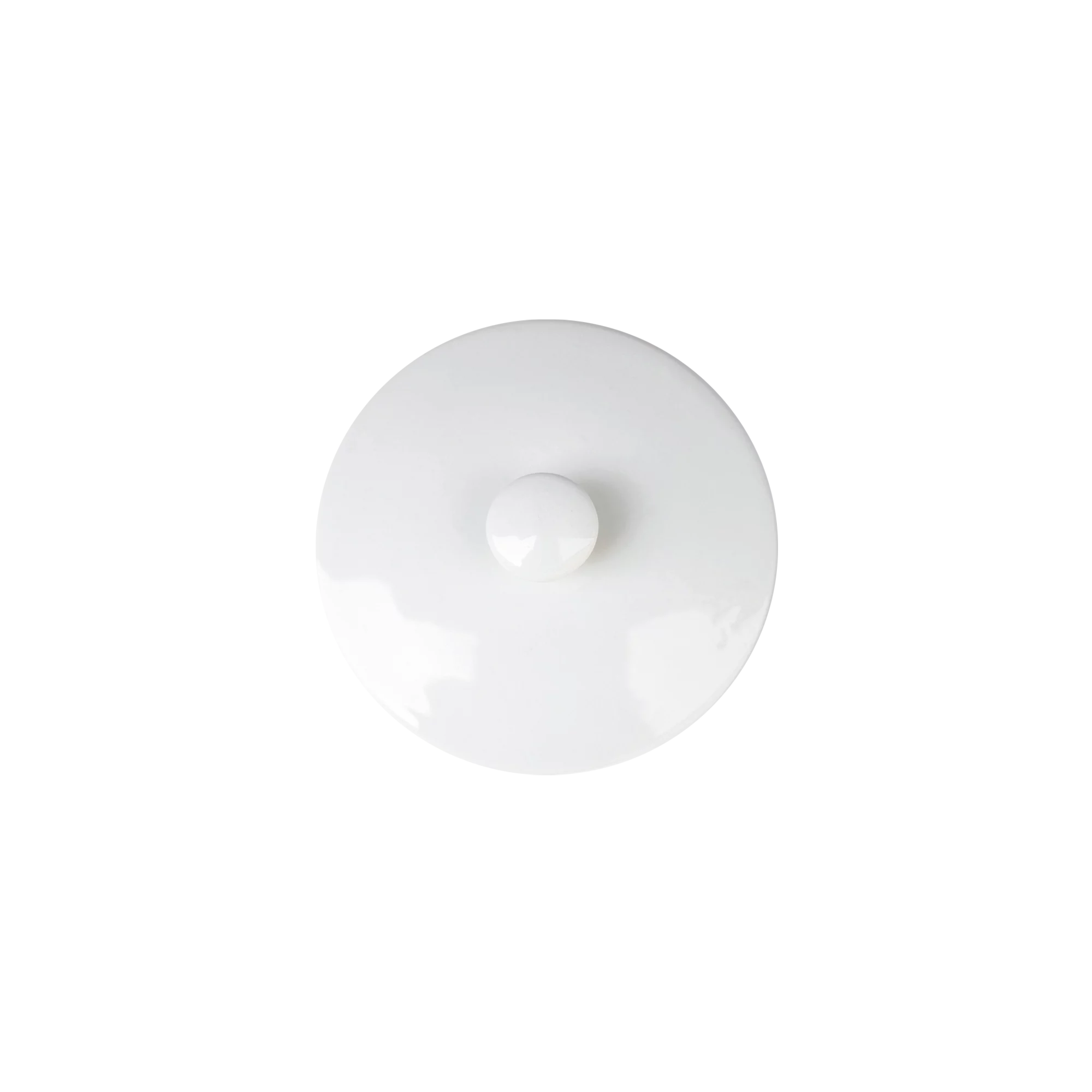 Produktbild DAISY Melange Zuckerdosendeckel in weiß, Ansicht von oben