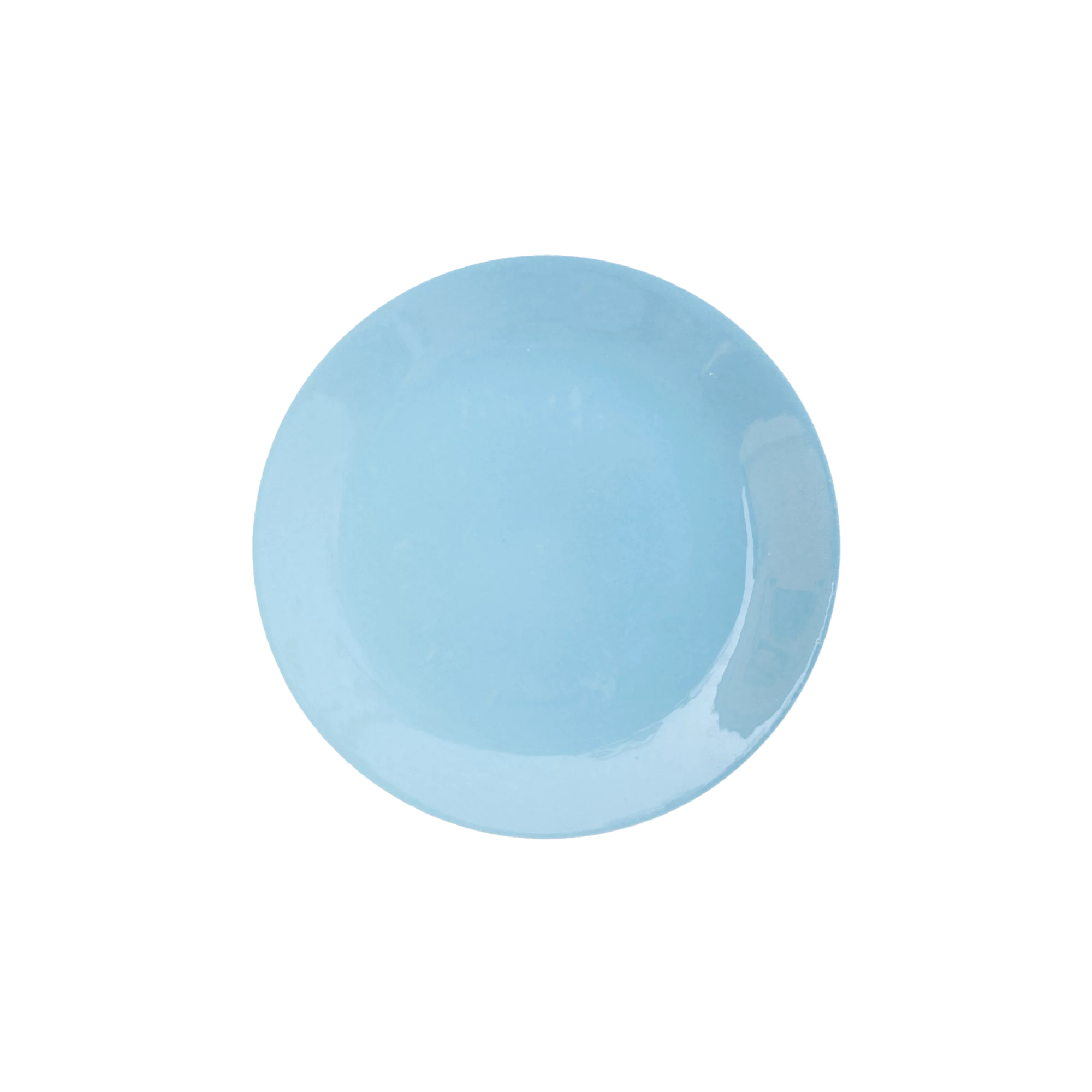 Produktbild von DAISY Melange Dessertteller flach in blau, Durchmesser 19 cm, Ansicht von oben